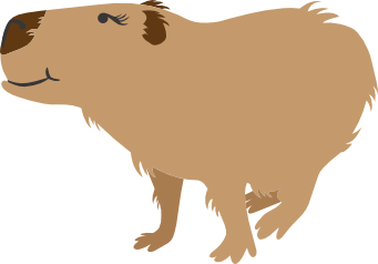 Happy Capy mascot